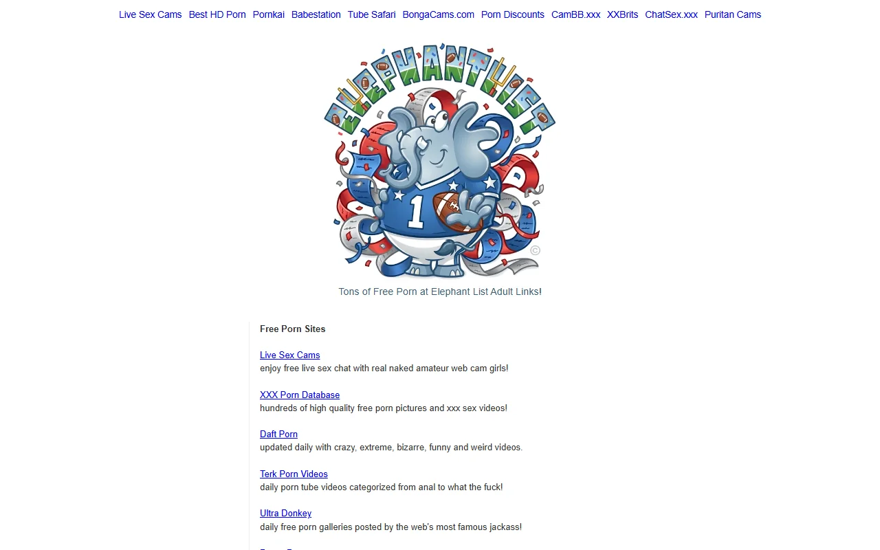 Screenshot: Elephantlist Screenshot of Elephantlist